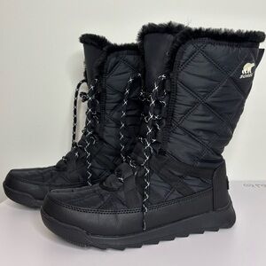 Sorel Women's Black Quilted Winter Boots